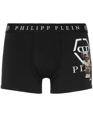 Philipp Plein Stijlvolle Boxershorts - Zwart