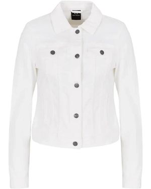 ARMANI EXCHANGE Denim Jackets - Blanc