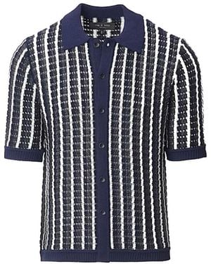 Rag & Bone Short Sleeve Shirts - Bleu