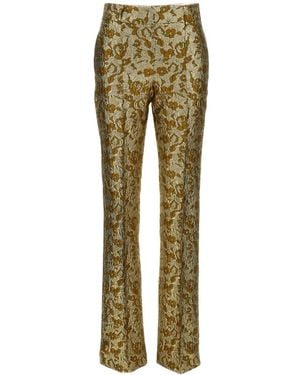 Des Phemmes Straight Trousers - Verde