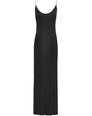 Saint Laurent Kleedjes ,Zwart ,Cassandre Chain Backless Dress