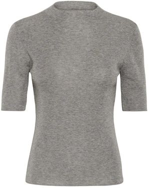 Gestuz Truien & Vesten ,Grijs ,Wol Alpha Rollneck