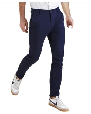 Dockers Broeken ,Blauw ,Katoen Skinny Broek Moderne Stijl