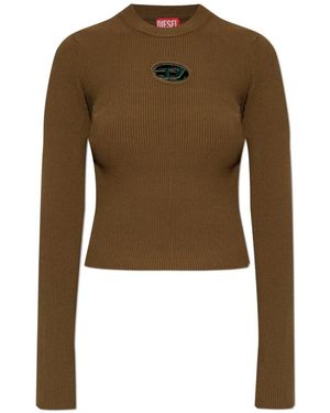 DIESEL Round-Neck Knitwear - Vert