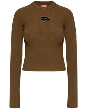DIESEL Round-Neck Knitwear - Vert
