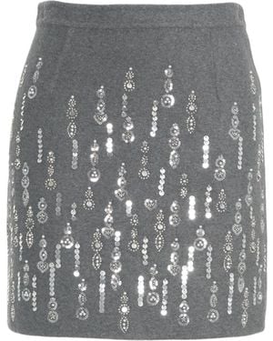 SOLOTRE Short Skirts - Grey