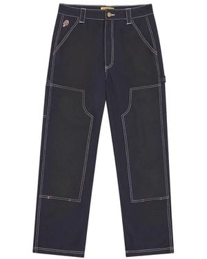 ICECREAM Oliebevlekt Timmermanspantalon - Blauw