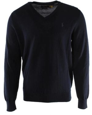 Ralph Lauren V-Neck Knitwear - Blauw