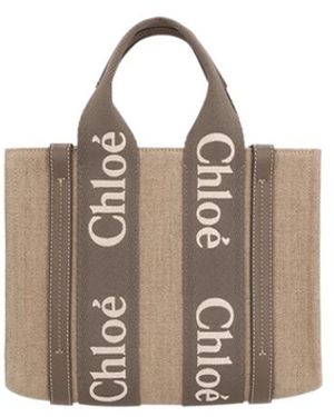 Chloé Tote Bags - Grey