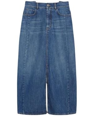 Weekend by Maxmara Denim Skirts - Azul