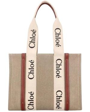 Chloé Tote Bags - Neutro