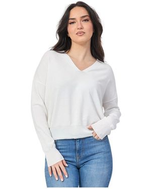 GAUDI V-Neck Knitwear - Blanc