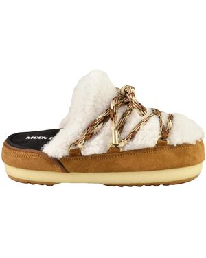 Moon Boot Slippers - Metallic
