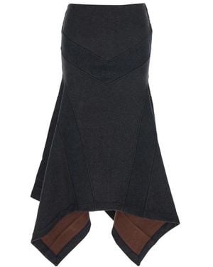The Attico Maxi Skirts - Zwart