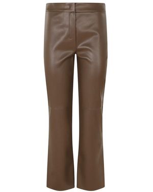 Max Mara Sublime Wijde Broek - Bruin