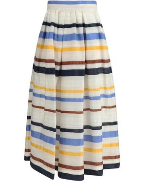 Sara Roka Maxi Skirts - Gray