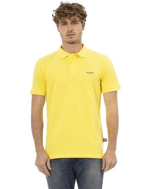 Baldinini Polo in cotone giallo per uomo
