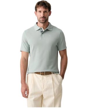 Barbour Polo Shirt Van Katoen - Grijs