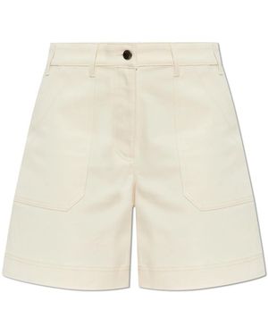 Moncler Short Shorts - Natural