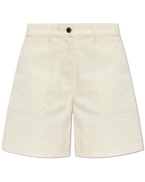 Moncler Short Shorts - Natural