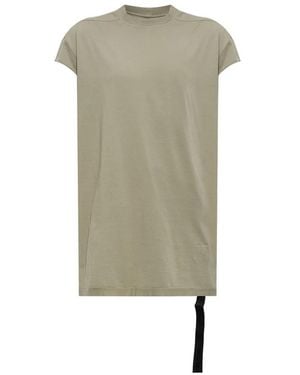 Rick Owens T-Shirt Met Decoratieve Band - Groen