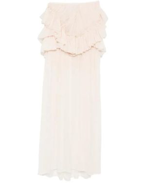 Dries Van Noten Rokken ,Shelby Long 3040 Skirt - Wit
