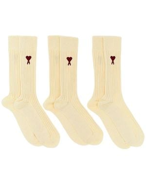 Ami Paris Socks - Metálico