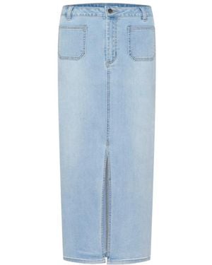 Kaffe Denim Skirts - Blue