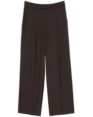 Low Classic Wide Trousers - Gris