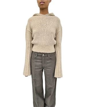 Rick Owens Cashmere Knitwear - Neutro