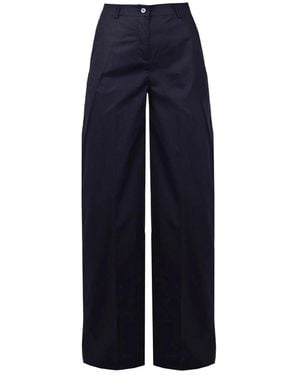ALESSIA SANTI Wide Trousers - Blue