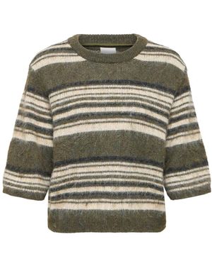Ichi Round-Neck Knitwear - Vert
