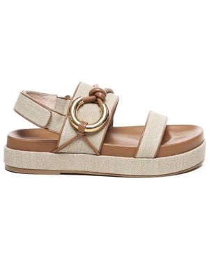 Coccinelle Flat Sandals - Neutre