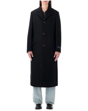 Sporty & Rich Single-Breasted Coats - Black
