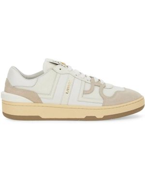 Lanvin Schoenen ,Wit ,Leer Clay Mesh Sneakers