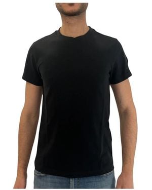 Colmar Tops ,Blauw ,Katoen T-Shirt Met Ronde Hals - Zwart