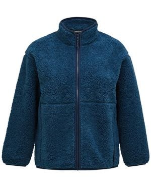 Peak Performance Teddy Fleece Jacke Mit Reißverschluss - Blau