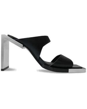 HELIOT EMIL Schoenen ,Zwart ,Leer Leren Sandaal Met Stalen Details