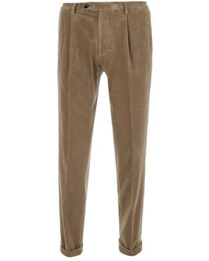 Michael Coal Hose Mit Seitentaschen Und Frontverschluss Aus Tech-Gewebe Für Herren - Natur