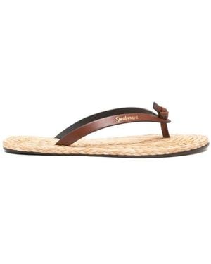 Saint Laurent Flip Flops - Neutro