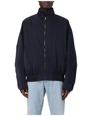 Bottega Veneta Relaxed Fit Zipup Jacket - Blauw