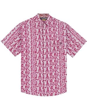 Iuter Short Sleeve Shirts - Purple