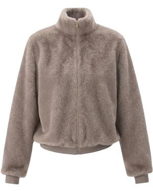 Marella Faux Fur & Shearling Jackets - Grigio