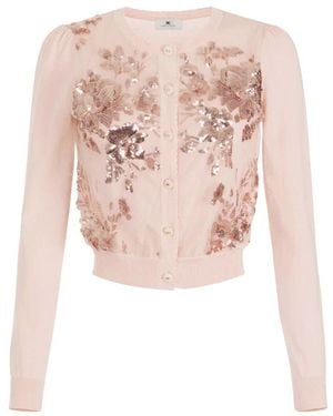 Elisabetta Franchi Cardigans - Rose
