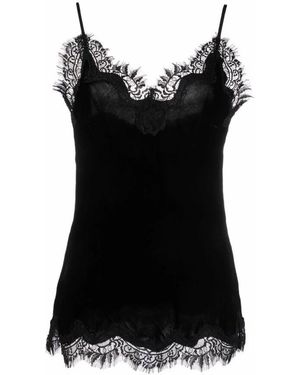 Gold Hawk Sleeveless Tops - Black