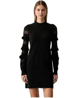 Twinset Mini Gebreide Jurk - Zwart