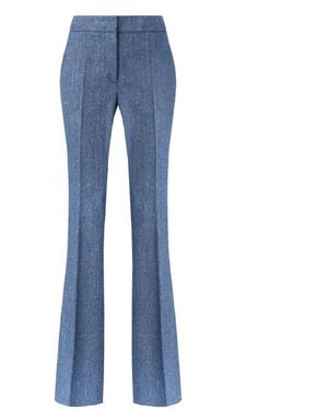Genny Wide Trousers - Blue