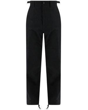 McQueen Straight Trousers - Black