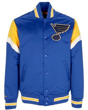 Mitchell & Ness Bomber Jackets - Blue