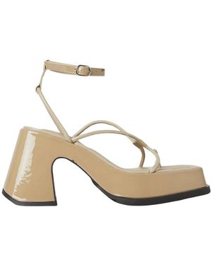 Eytys Schoenen ,Leer Olympia High Heel Sandalen - Metallic